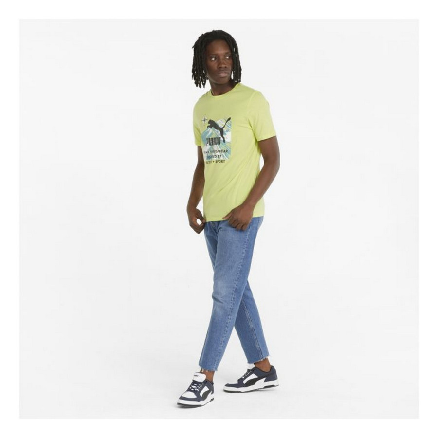 Puma NATURE CAMP GRAPHIC TEE 