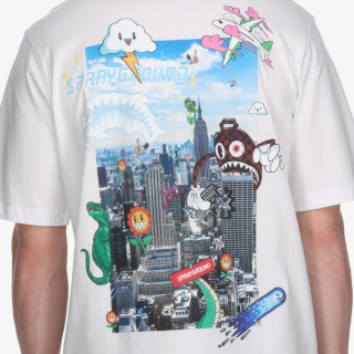SPRAYGROUND CHARACTER INVASION T-SHIRT WHT 