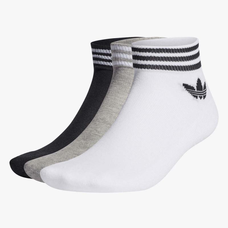 adidas Ponožky Trefoil Ankle – 3 páry 